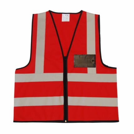Red Reflective Safety Vest