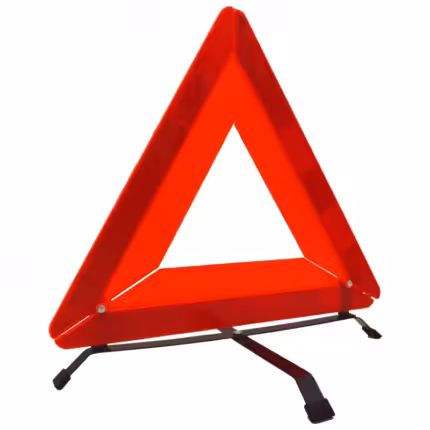 Large Warning Triangle
